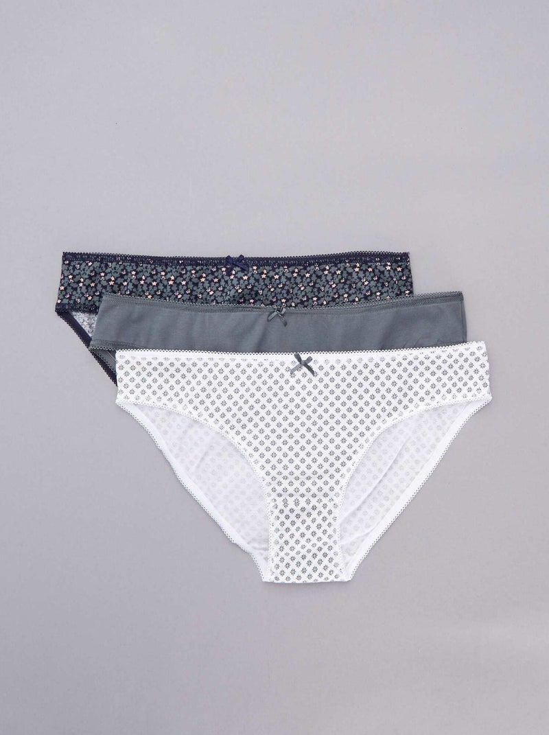 Set di 3 slip VERDE - Kiabi