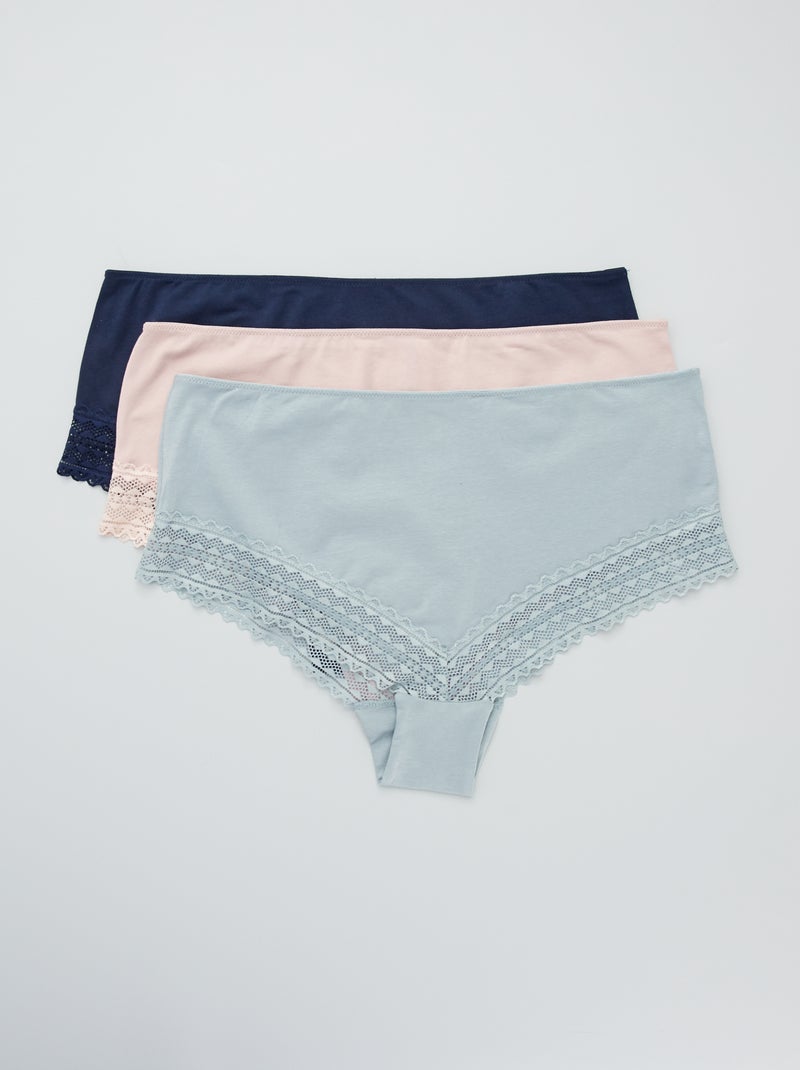 Set di 3 slip VIOLA - Kiabi