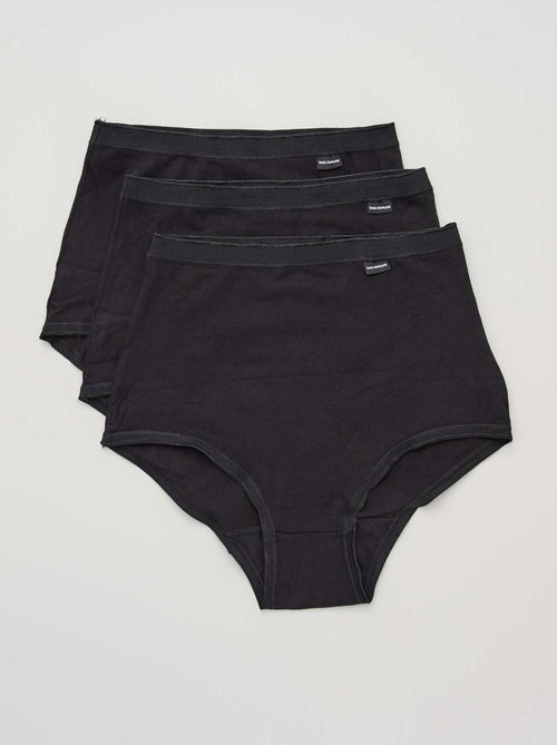 Set di 3 slip vita alta 'Sans Complexe' - Kiabi