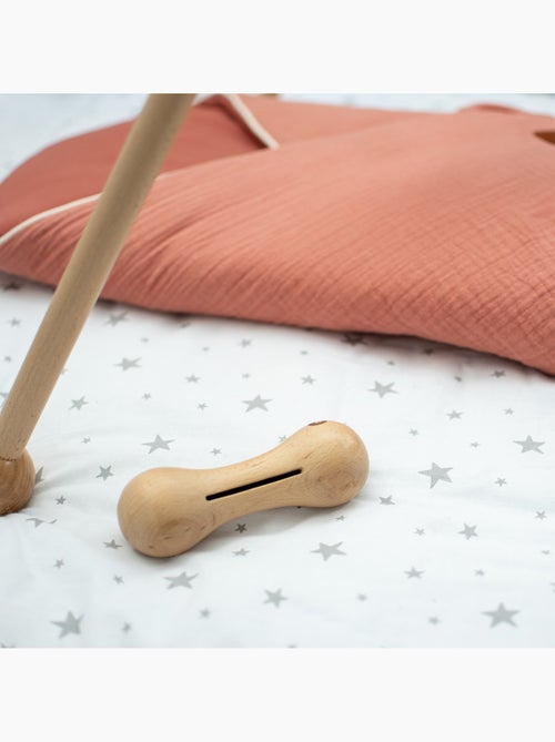 Set di 3 sonagli in cotone e legno naturale | SEVIRA KIDS - Kiabi