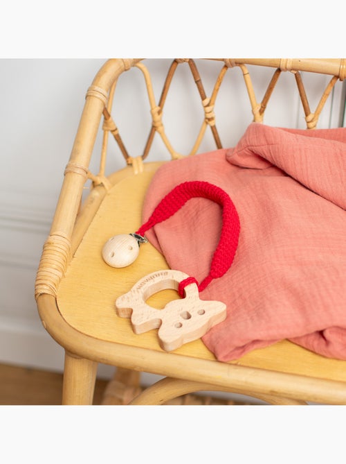 Set di 3 sonagli in cotone e legno naturale | SEVIRA KIDS - Kiabi