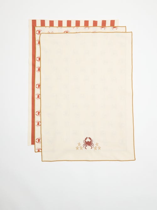 Set di 3 strofinacci - Kiabi Set di 3 strofinacci - Kiabi