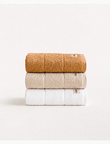 Set completo da bagno 100% cotone, spugna 600 g/m², con asola - Gamusi