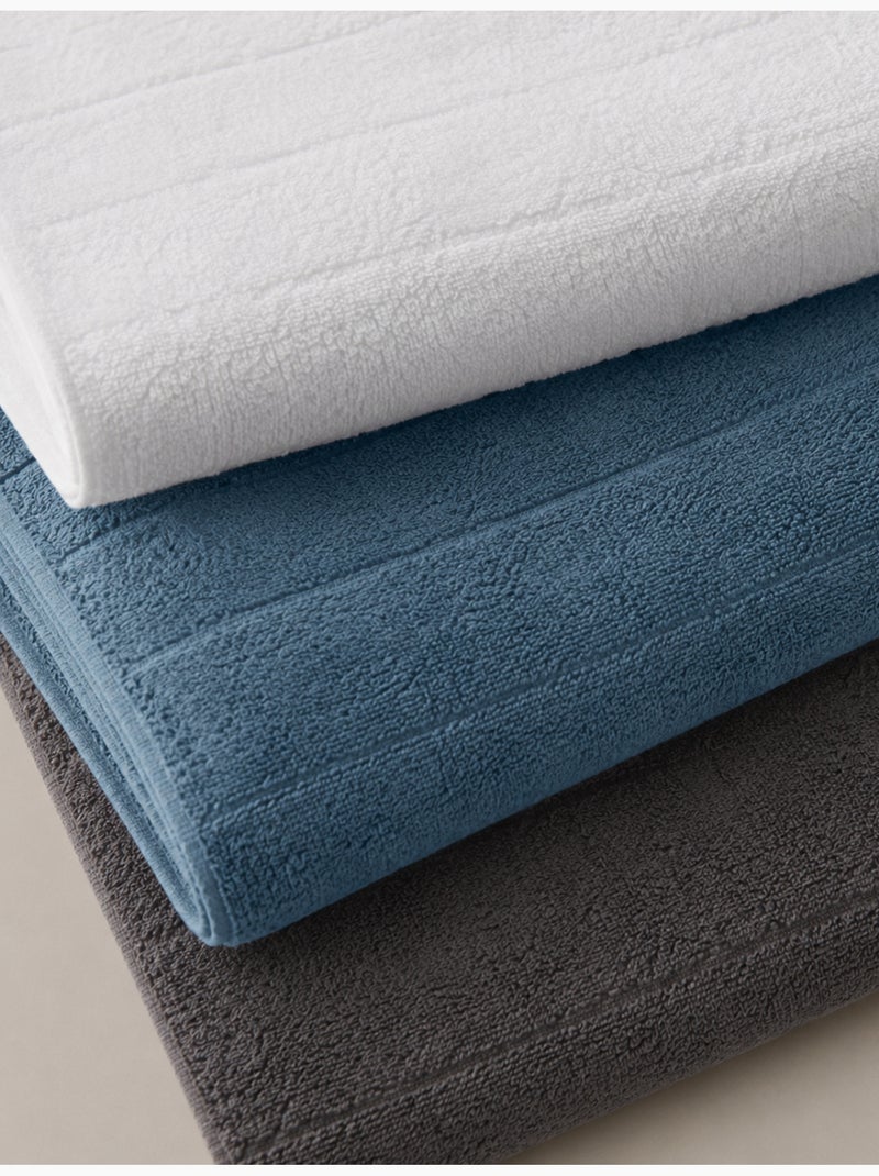 Set di 3 strofinacci da cucina 100% cotone, colori assortiti, tessuto spugna - Gamusi. Bianco Grigio Blu - Kiabi