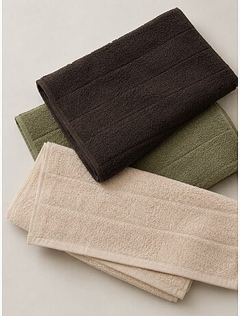 Set di 3 strofinacci da cucina 100% cotone, colori assortiti, tessuto spugna - Gamusi.
