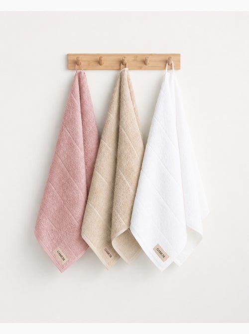 Set di 3 strofinacci da cucina 100% cotone, colori assortiti, tessuto spugna - Gamusi. - Kiabi