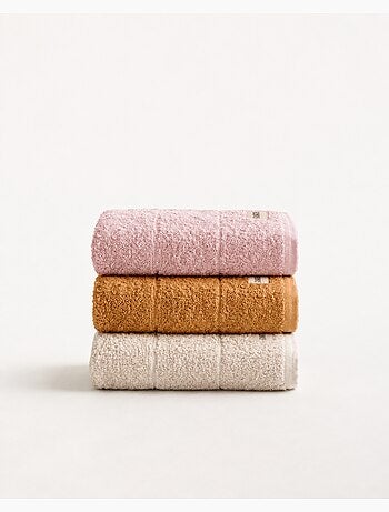 Set completo da bagno 100% cotone, spugna 600 g/m², con asola - Gamusi