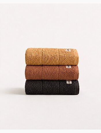 Set di 3 strofinacci da cucina 100% cotone, colori assortiti, tessuto spugna - Gamusi.