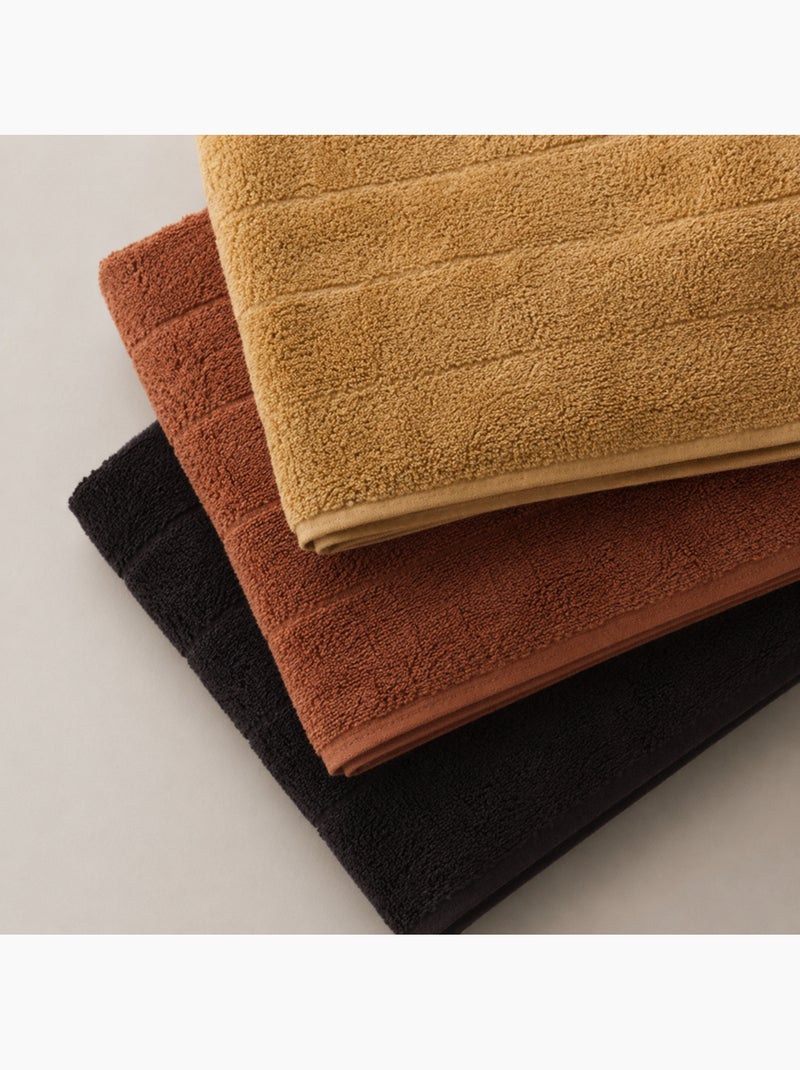 Set di 3 strofinacci da cucina 100% cotone, colori assortiti, tessuto spugna - Gamusi. Marrone cioccolato - Kiabi