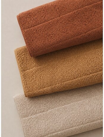 Set completo da bagno 100% cotone, spugna 600 g/m², con asola - Gamusi