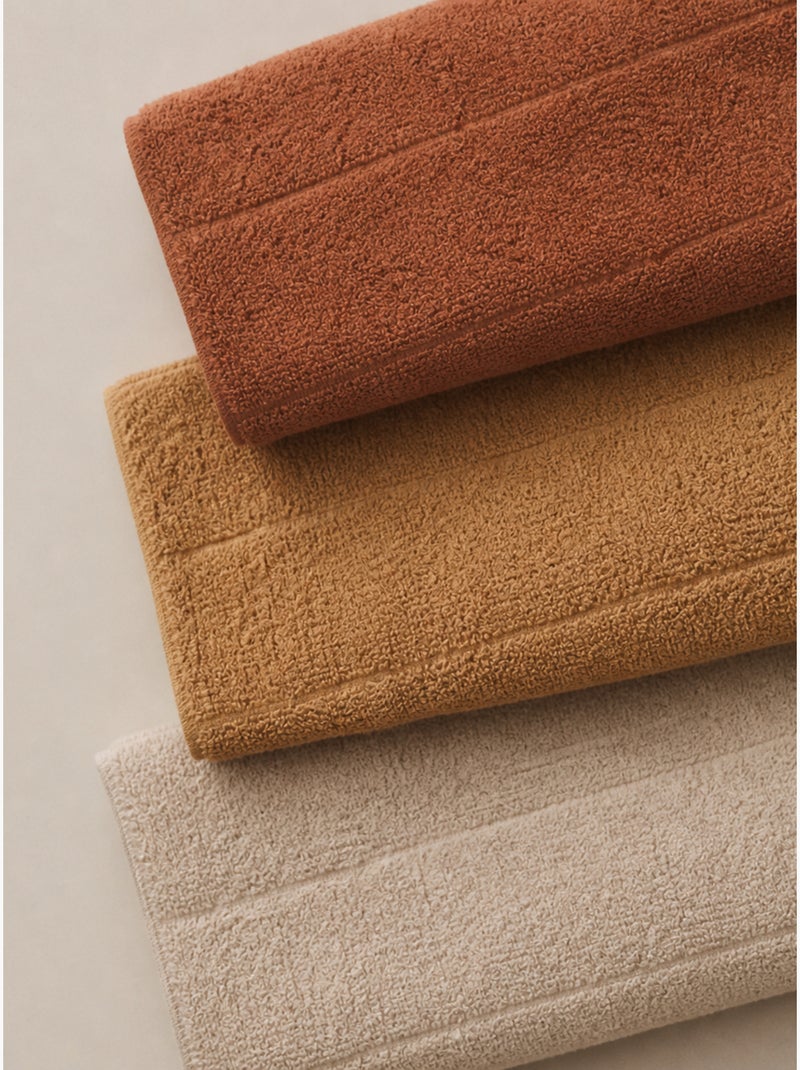 Set di 3 strofinacci da cucina 100% cotone, colori assortiti, tessuto spugna - Gamusi. Rosso mattone - Kiabi