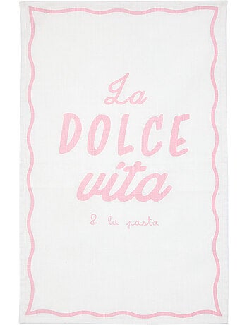 Set di 3 strofinacci della pasta 70x45cm in cotone