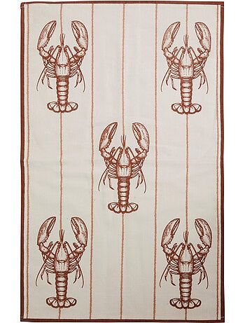 Set di 3 strofinacci oceania 70x45cm in cotone