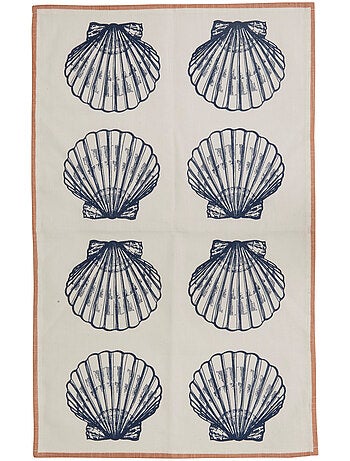 Set di 3 strofinacci oceania 70x45cm in cotone