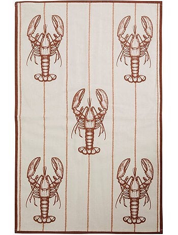 Set di 3 strofinacci oceania 70x45cm in cotone