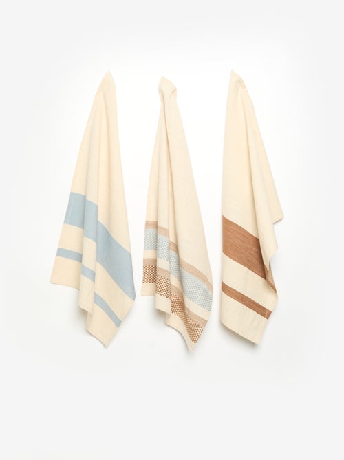 Set di 3 strofinacci stampati - Kiabi Set di 3 strofinacci stampati - Kiabi