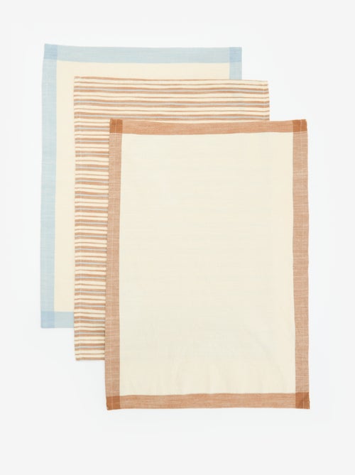 Set di 3 strofinacci stampati - Kiabi Set di 3 strofinacci stampati - Kiabi
