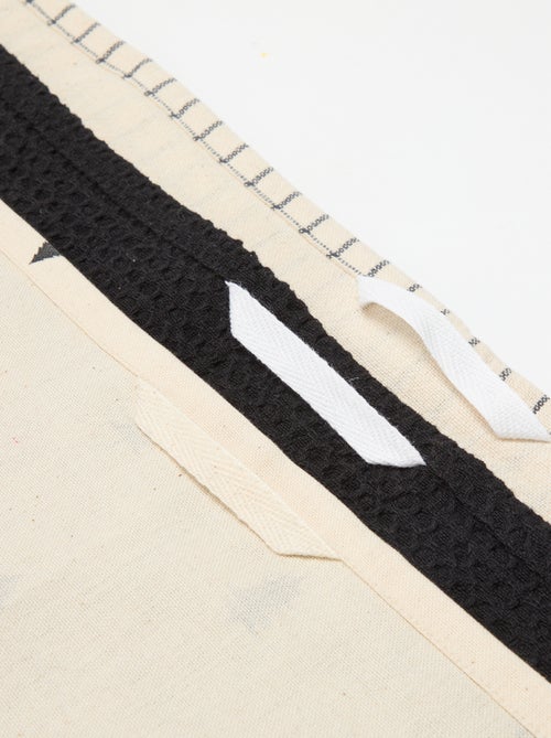 Set di 3 strofinacci stampati Natale in cotone 50x70 cm - Kiabi