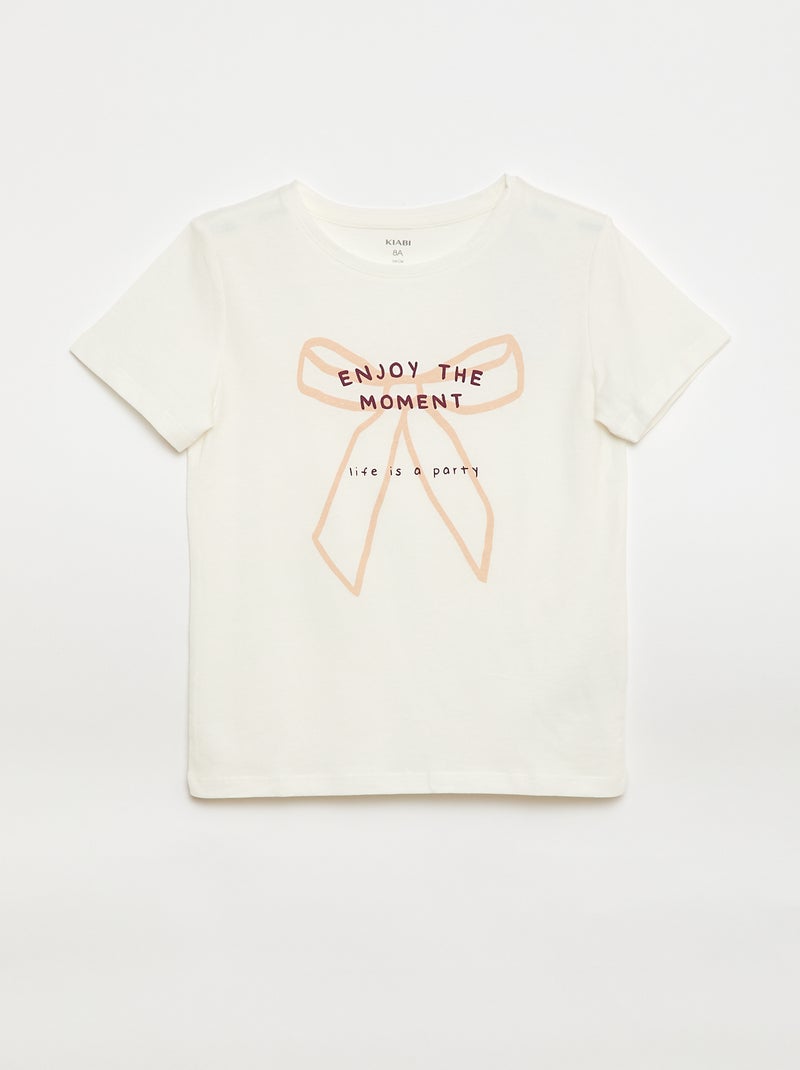 Set di 3 t-shirt a maniche corte Bianco - Kiabi