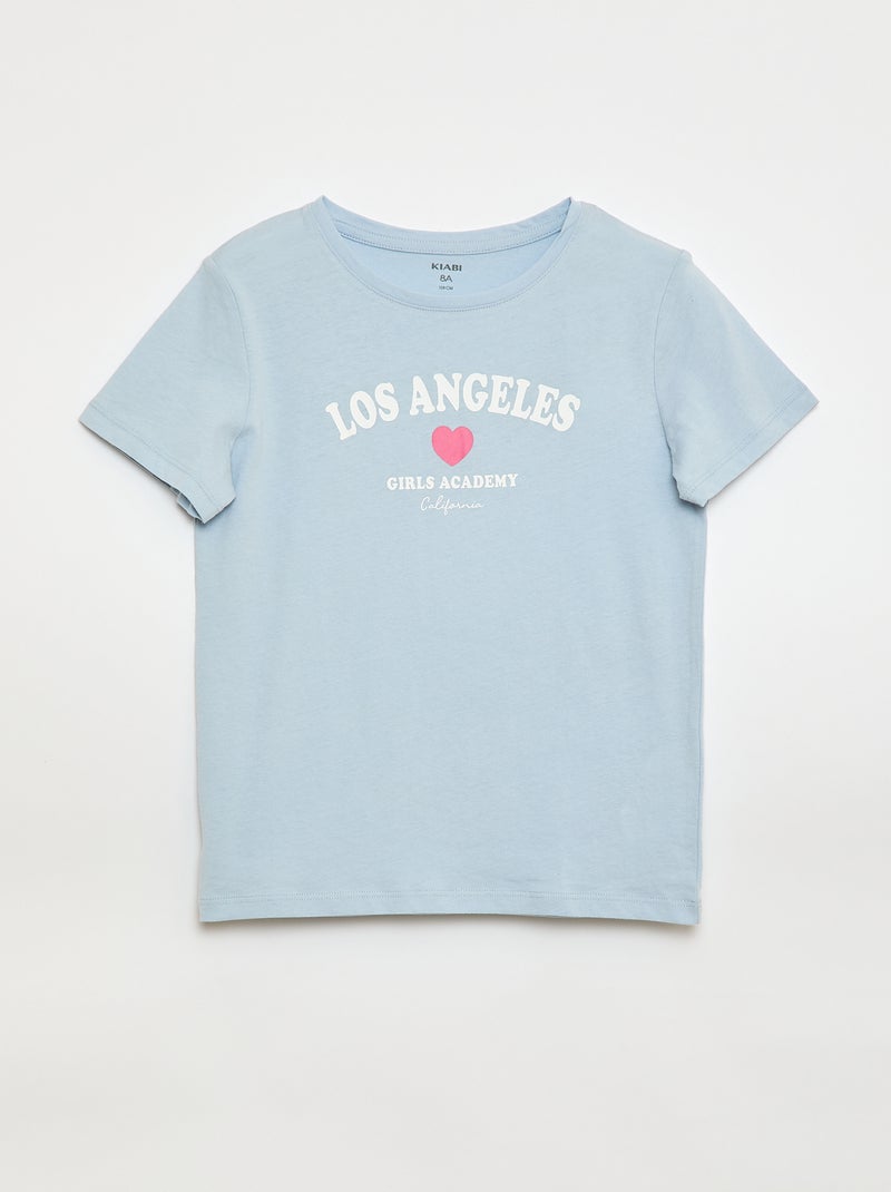 Set di 3 t-shirt a maniche corte Blu - Kiabi