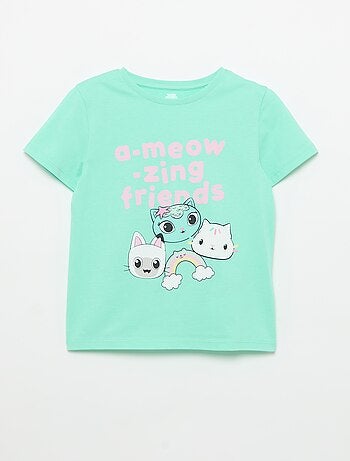 Set di 3 T-shirt a maniche corte "Gabby e la casa magica