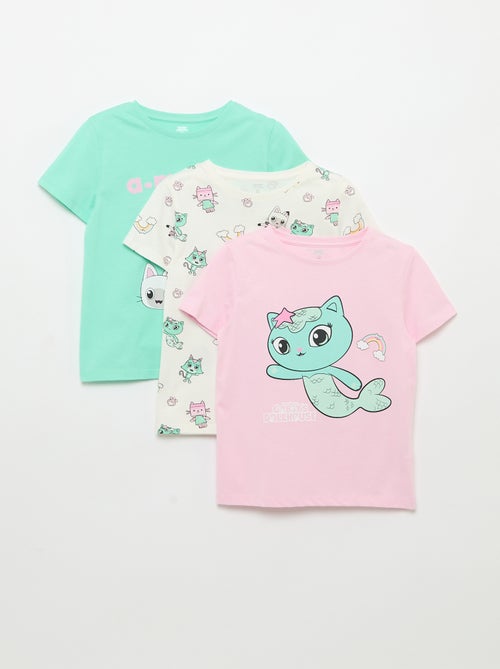 Set di 3 T-shirt a maniche corte "Gabby e la casa magica" - Kiabi