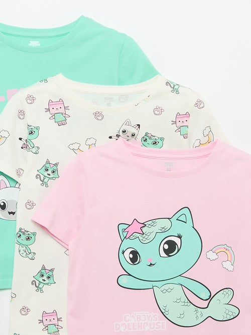 Set di 3 T-shirt a maniche corte "Gabby e la casa magica" - Kiabi