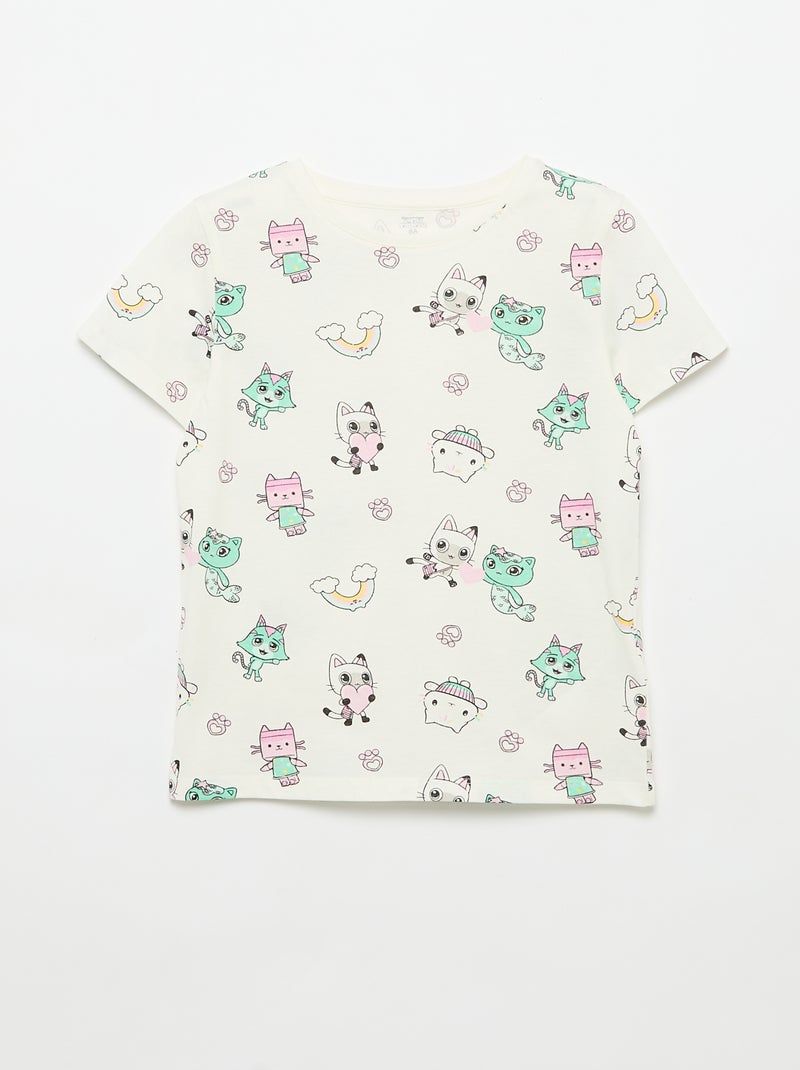 Set di 3 T-shirt a maniche corte "Gabby e la casa magica" Rosa - Kiabi