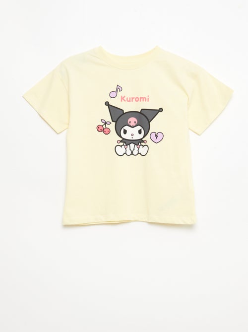 Set di 3 t-shirt a maniche corte 'Kuromi' in cotone - Kiabi