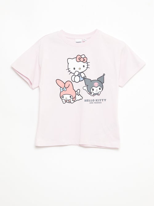 Set di 3 t-shirt a maniche corte 'Kuromi' in cotone - Kiabi