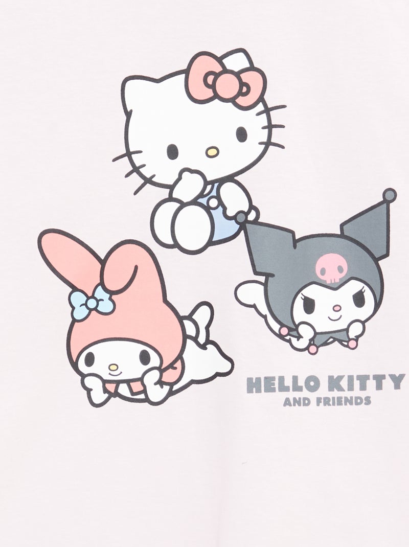 Set di 3 t-shirt a maniche corte 'Kuromi' in cotone Bianco - Kiabi