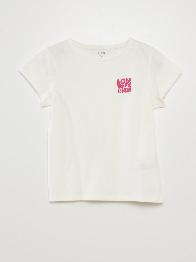 Set di 3 t-shirt a maniche corte ROSA - Kiabi