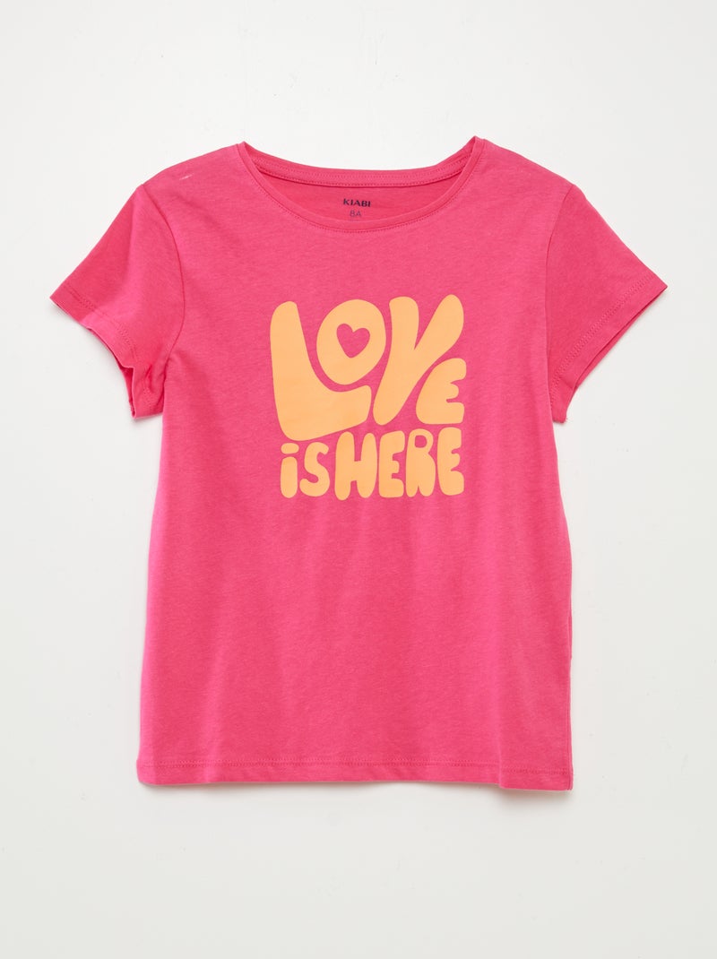 Set di 3 t-shirt a maniche corte ROSA - Kiabi