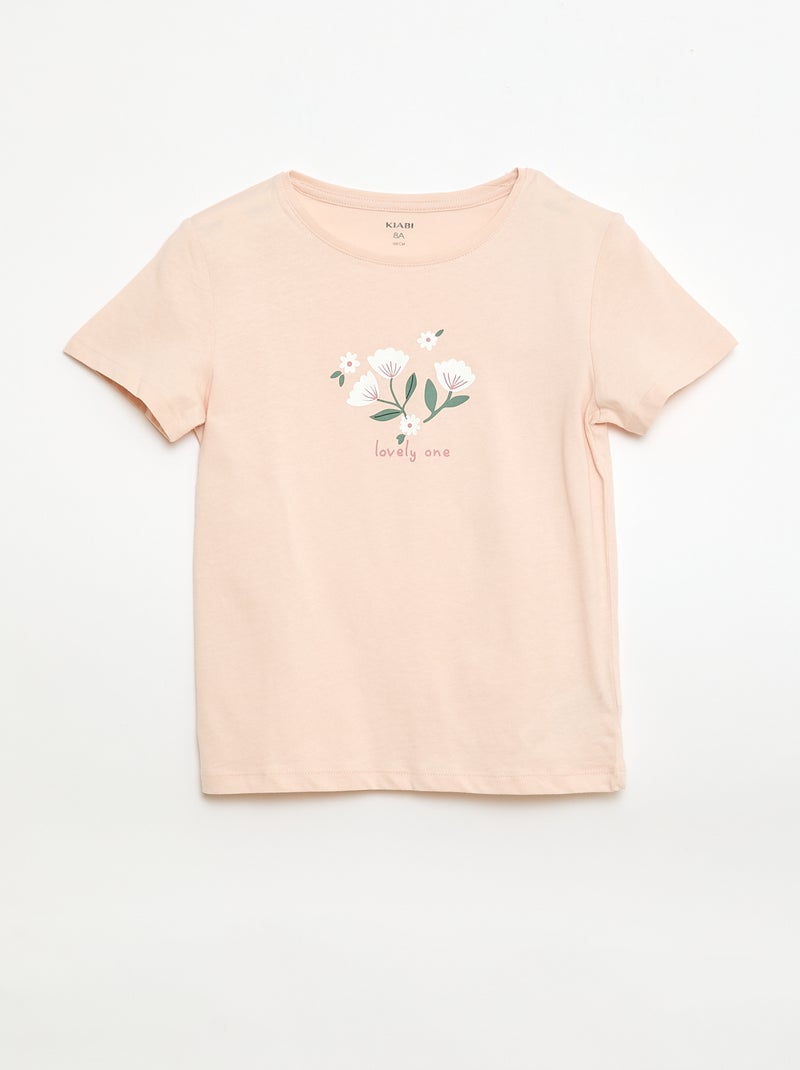 Set di 3 t-shirt a maniche corte Rosa - Kiabi