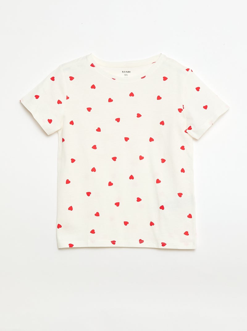 Set di 3 t-shirt a maniche corte Rosso - Kiabi