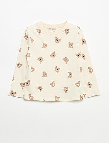Set di 3 t-shirt a maniche lunghe