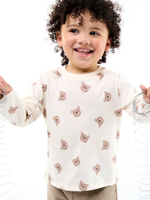 Set di 3 t-shirt a maniche lunghe - Kiabi Set di 3 t-shirt a maniche lunghe - Kiabi