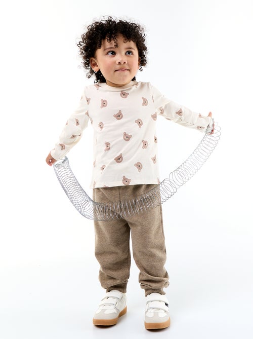 Set di 3 t-shirt a maniche lunghe - Kiabi Set di 3 t-shirt a maniche lunghe - Kiabi