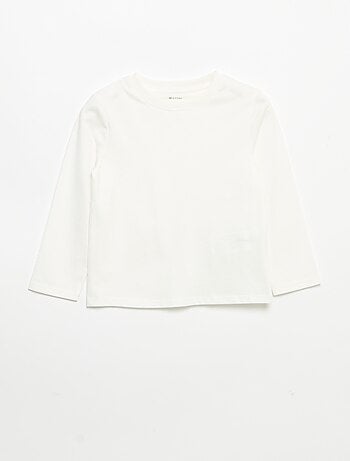 Set di 3 t-shirt a maniche lunghe