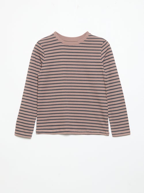 Set di 3 T-shirt a maniche lunghe - Kiabi Set di 3 T-shirt a maniche lunghe - Kiabi
