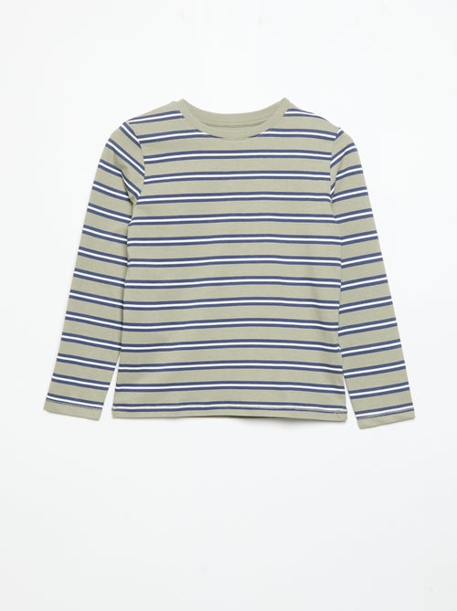 Set di 3 T-shirt a maniche lunghe - Kiabi Set di 3 T-shirt a maniche lunghe - Kiabi