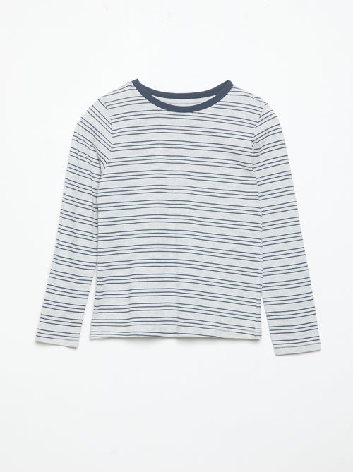 Set di 3 T-shirt a maniche lunghe - Kiabi Set di 3 T-shirt a maniche lunghe - Kiabi