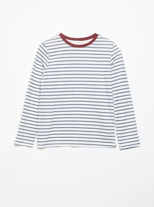 Set di 3 T-shirt a maniche lunghe - Kiabi Set di 3 T-shirt a maniche lunghe - Kiabi