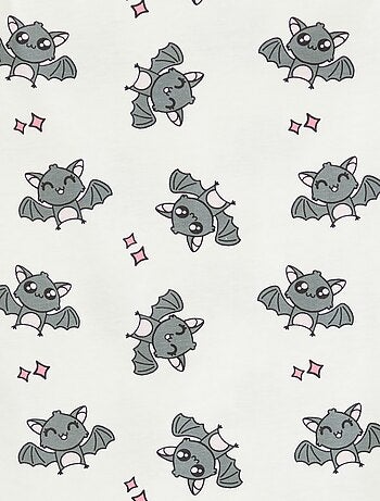 Set di 3 t-shirt a maniche lunghe e scollo tondo