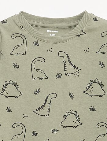 Set di 3 t-shirt a maniche lunghe