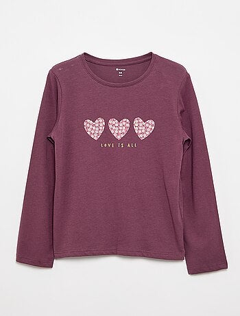 Set di 3 T-shirt a maniche lunghe