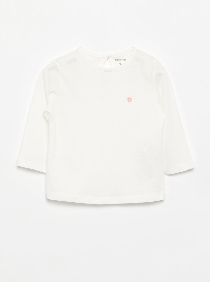 Set di 3 t-shirt a maniche lunghe Rosa - Kiabi