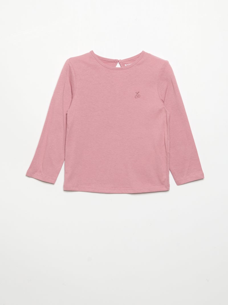 Set di 3 T-shirt a maniche lunghe Rosa - Kiabi
