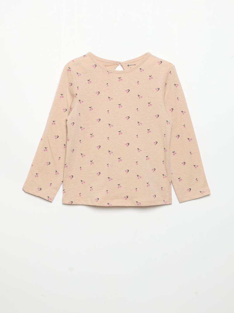 Set di 3 T-shirt a maniche lunghe Rosa - Kiabi