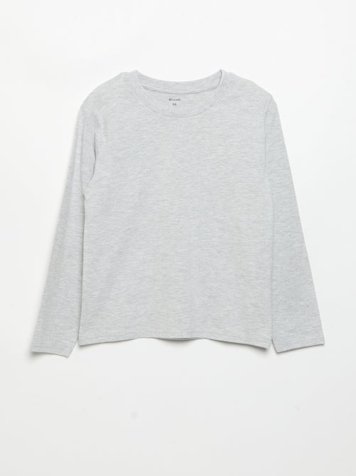 Set di 3 t-shirt a tinta unita - Kiabi